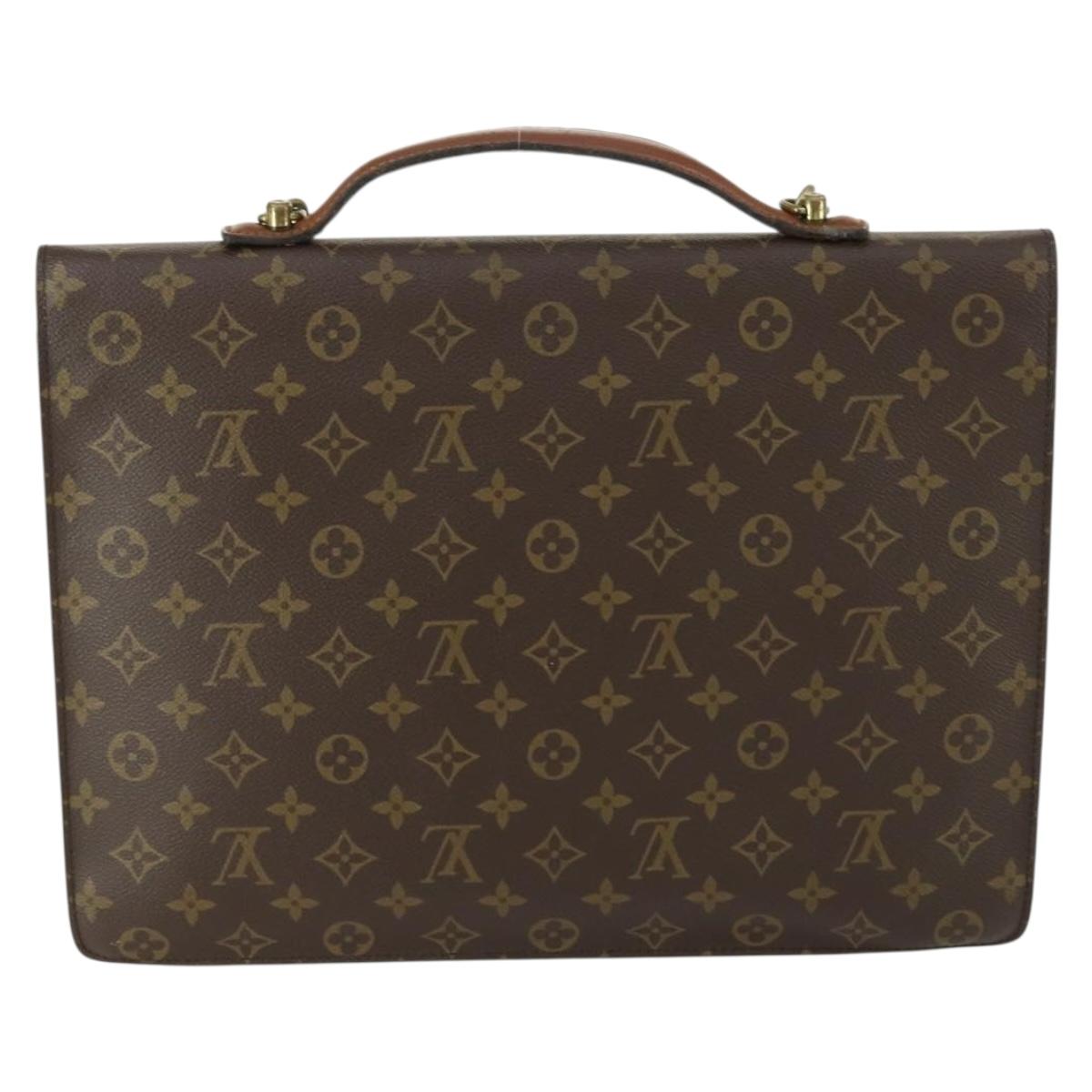 LOUIS VUITTON Monogram Porte Documents Bandouliere Bag M53338 LV Auth BA9240