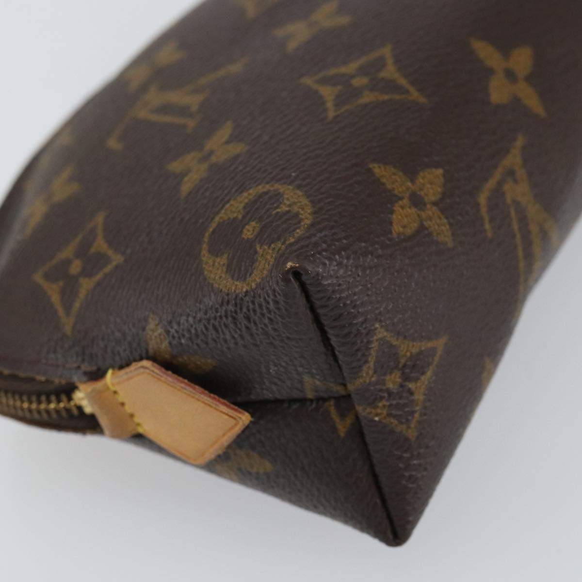 LOUIS VUITTON Monogram Pochette Cosmetic PM Pouch M43998 LV Auth BA9254