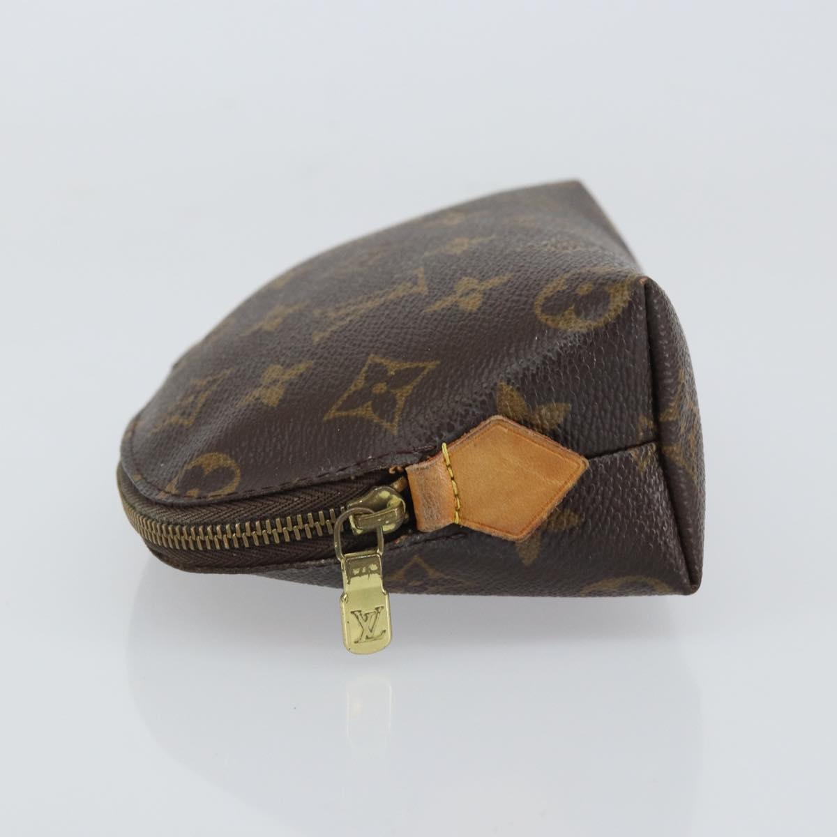 LOUIS VUITTON Monogram Pochette Cosmetic PM Pouch M43998 LV Auth BA9254