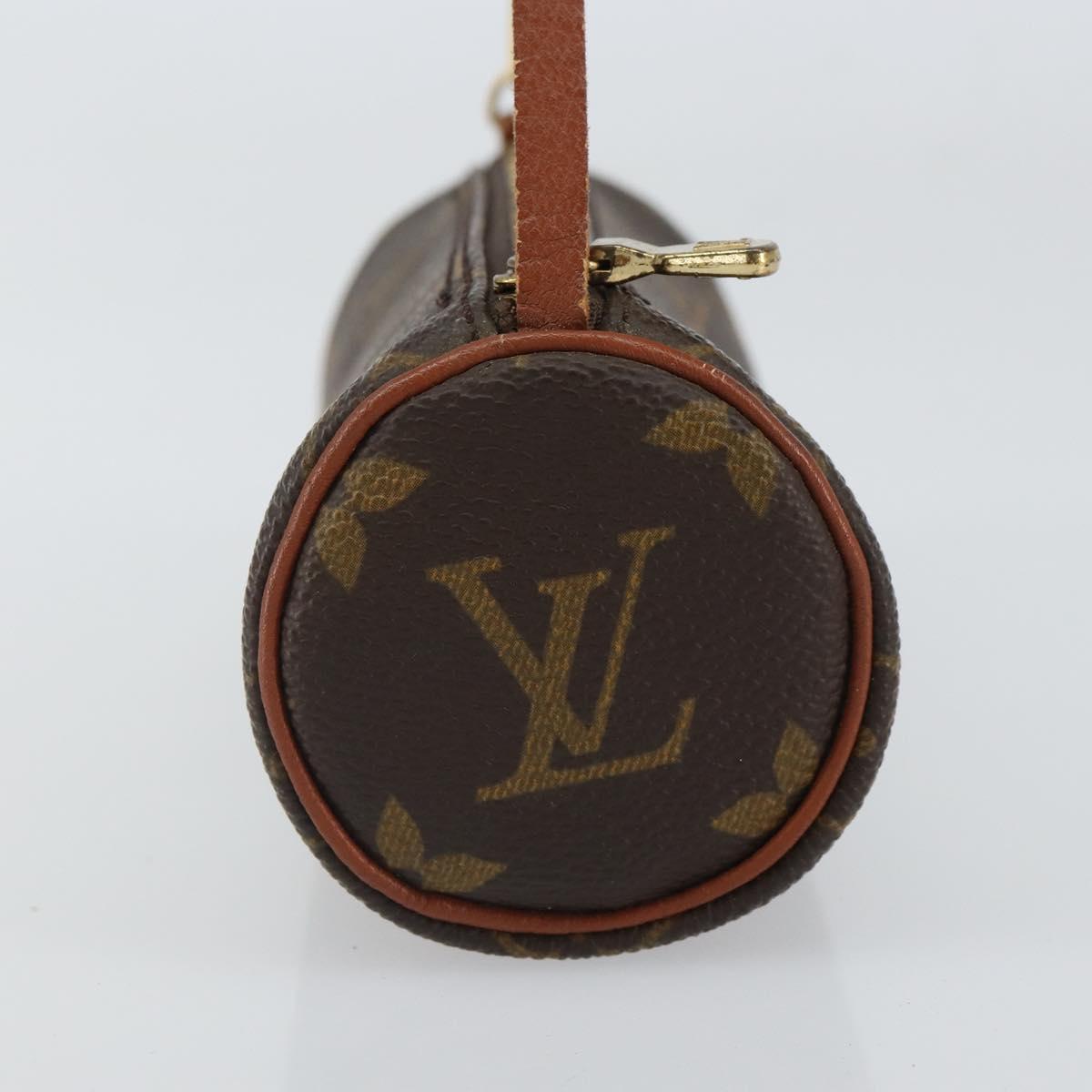 LOUIS VUITTON Monogram Papillon Pouch LV Auth BA9269
