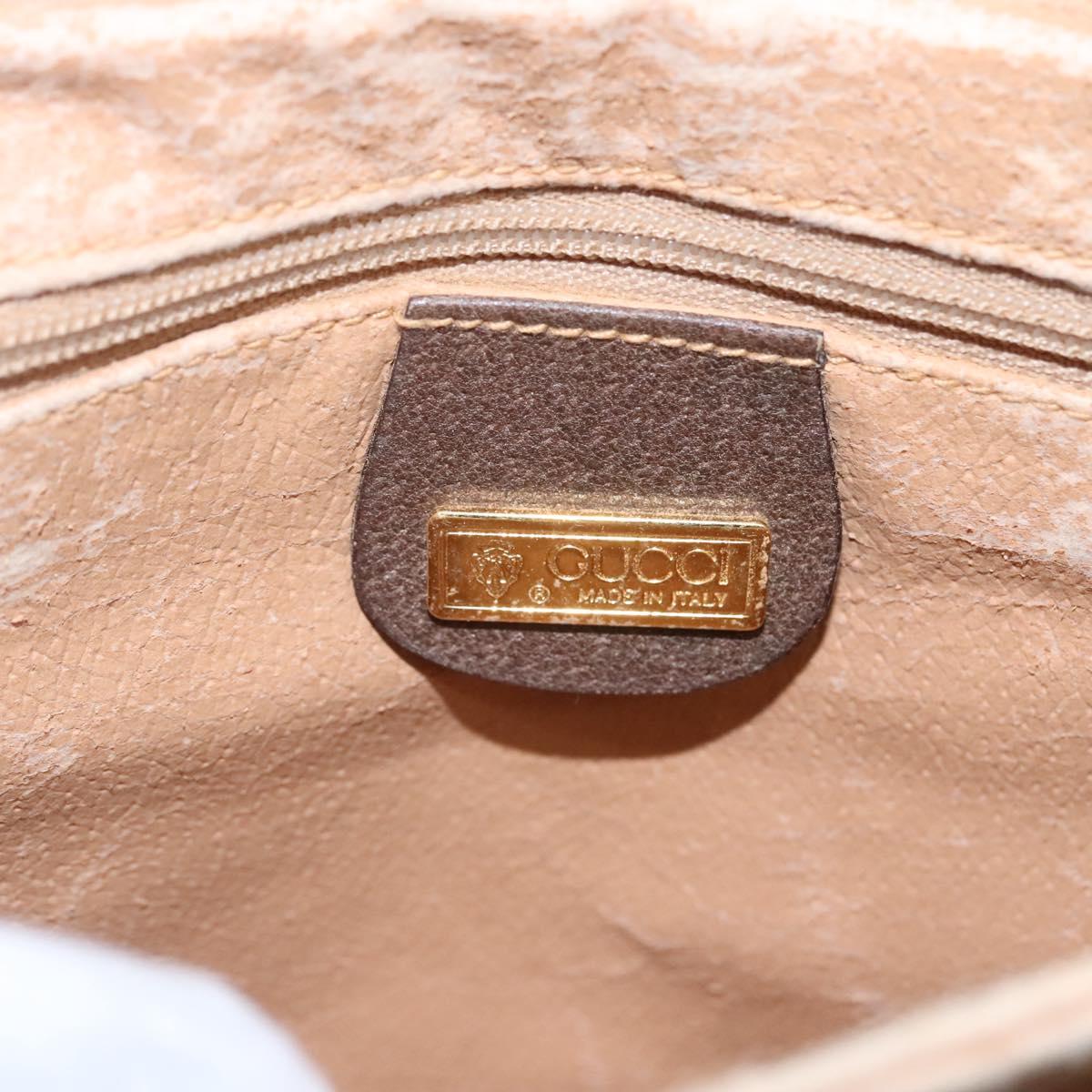 GUCCI GG Supreme Shoulder Bag PVC Beige 004 904 0671 Auth BA927