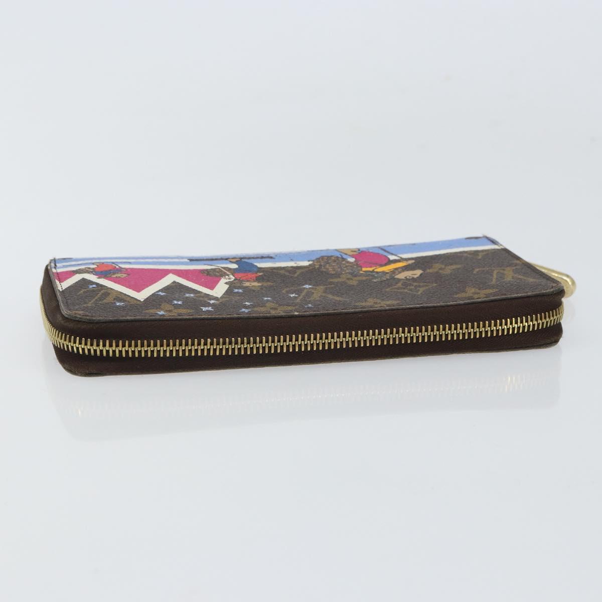 LOUIS VUITTON Monogram Holiday collection Zippy Wallet M63379 LV Auth BA9270