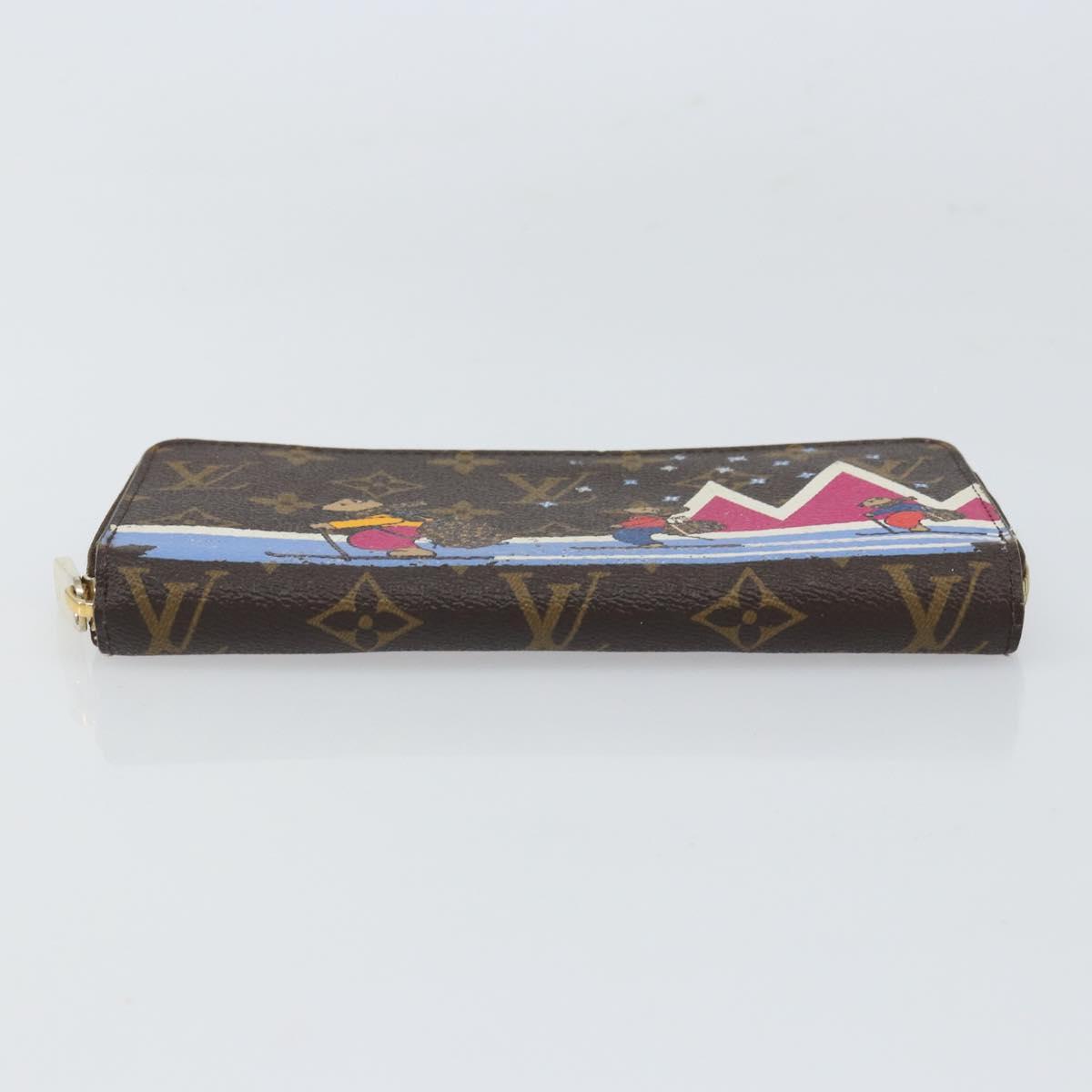 LOUIS VUITTON Monogram Holiday collection Zippy Wallet M63379 LV Auth BA9270