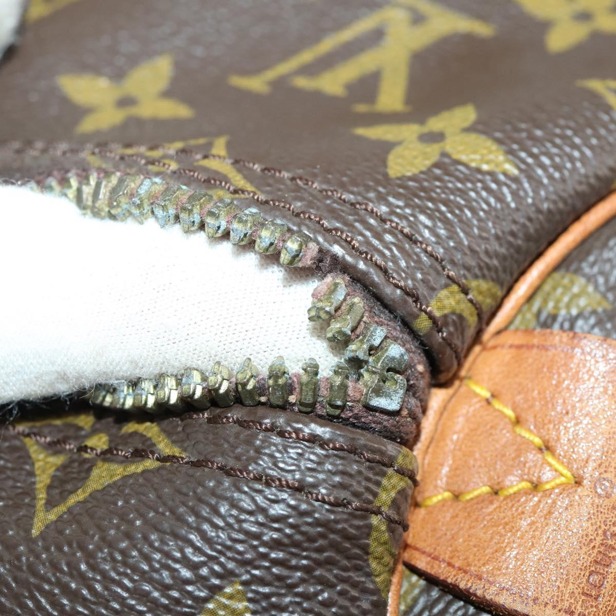 LOUIS VUITTON Monogram Keepall 55 Boston Bag M41424 LV Auth BA9282
