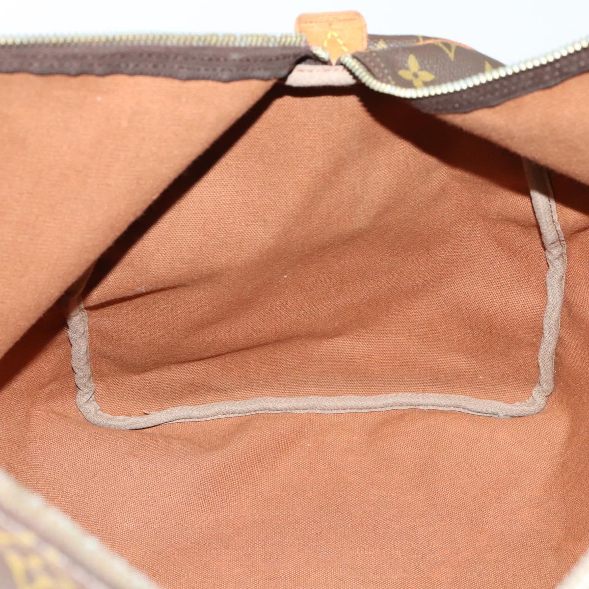 LOUIS VUITTON Monogram Keepall 55 Boston Bag M41424 LV Auth BA9282
