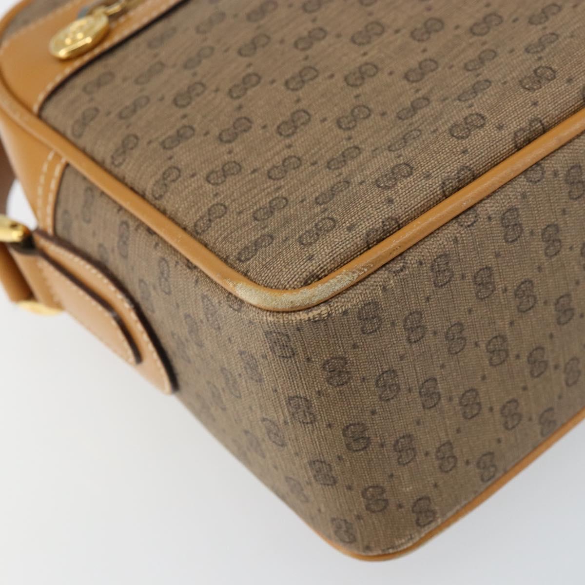 GUCCI GG Supreme Shoulder Bag PVC Beige Gold 001 56 0942 Auth BA9284
