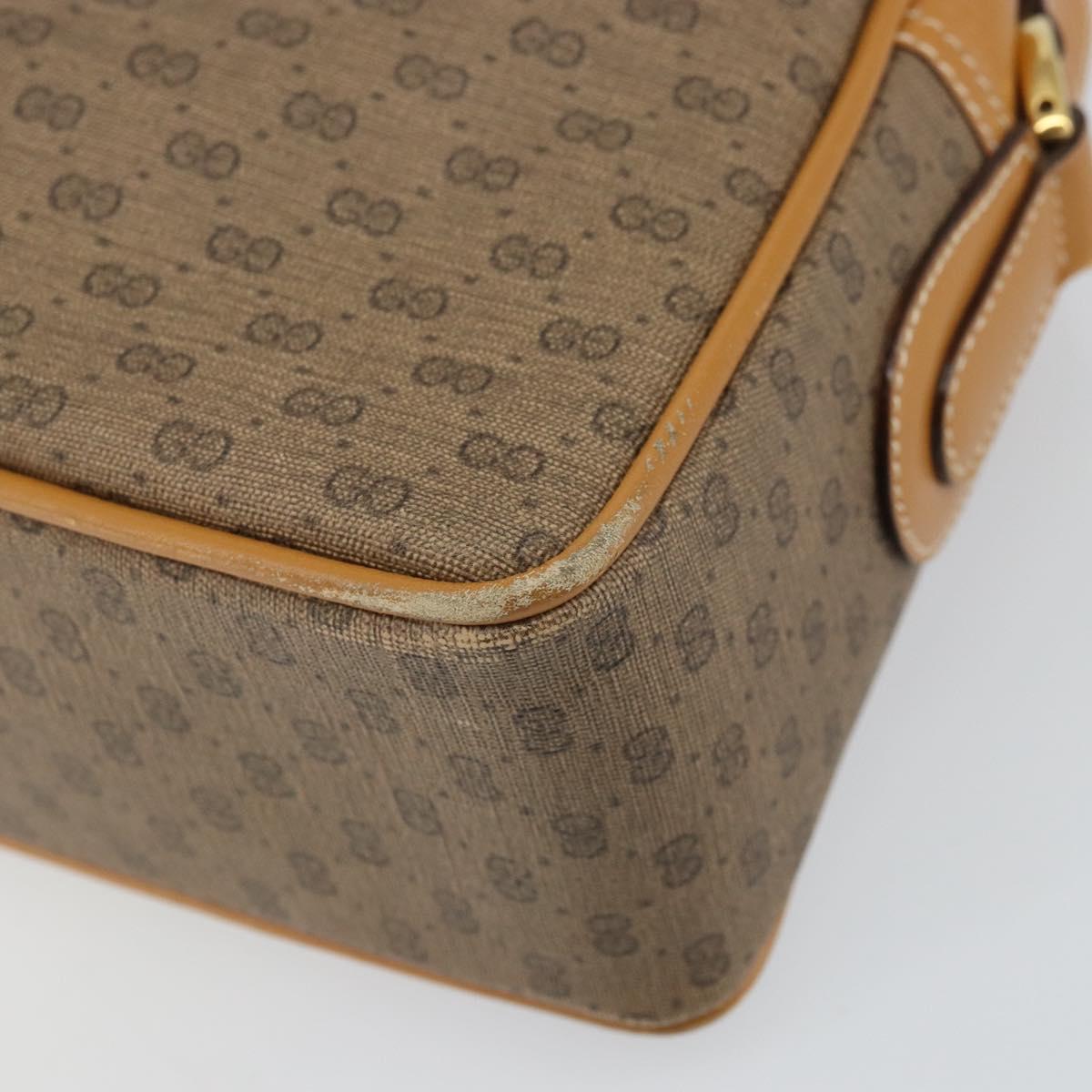 GUCCI GG Supreme Shoulder Bag PVC Beige Gold 001 56 0942 Auth BA9284