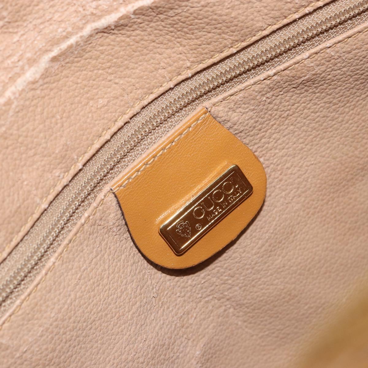 GUCCI GG Supreme Shoulder Bag PVC Beige Gold 001 56 0942 Auth BA9284