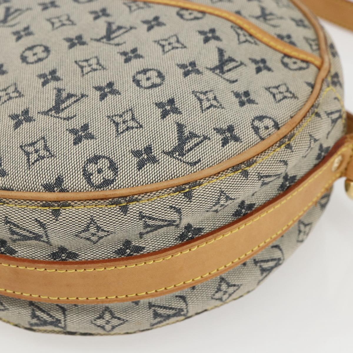 LOUIS VUITTON Monogram Mini Jeanne GM Shoulder Bag Blue M92000 LV Auth BA9290