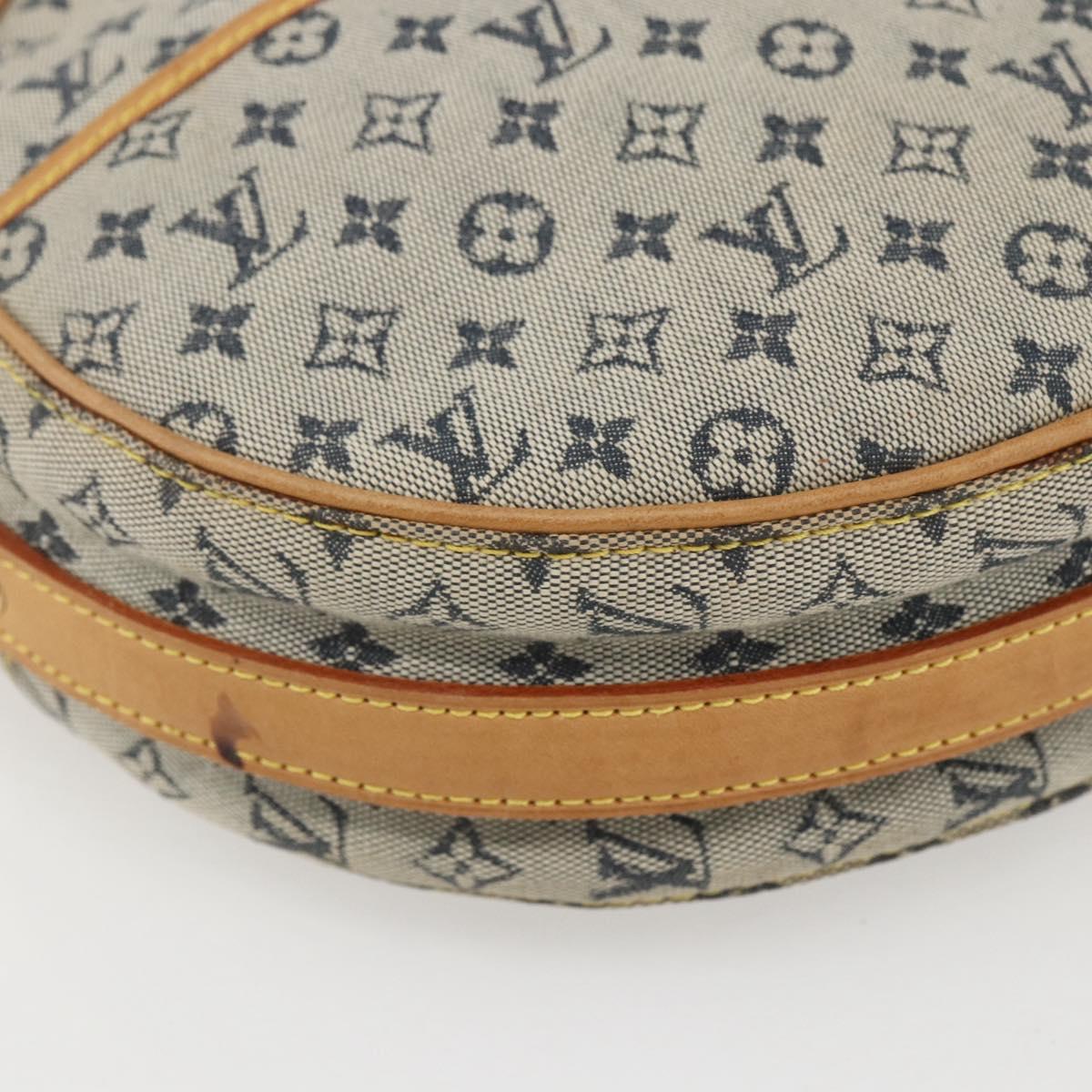 LOUIS VUITTON Monogram Mini Jeanne GM Shoulder Bag Blue M92000 LV Auth BA9290
