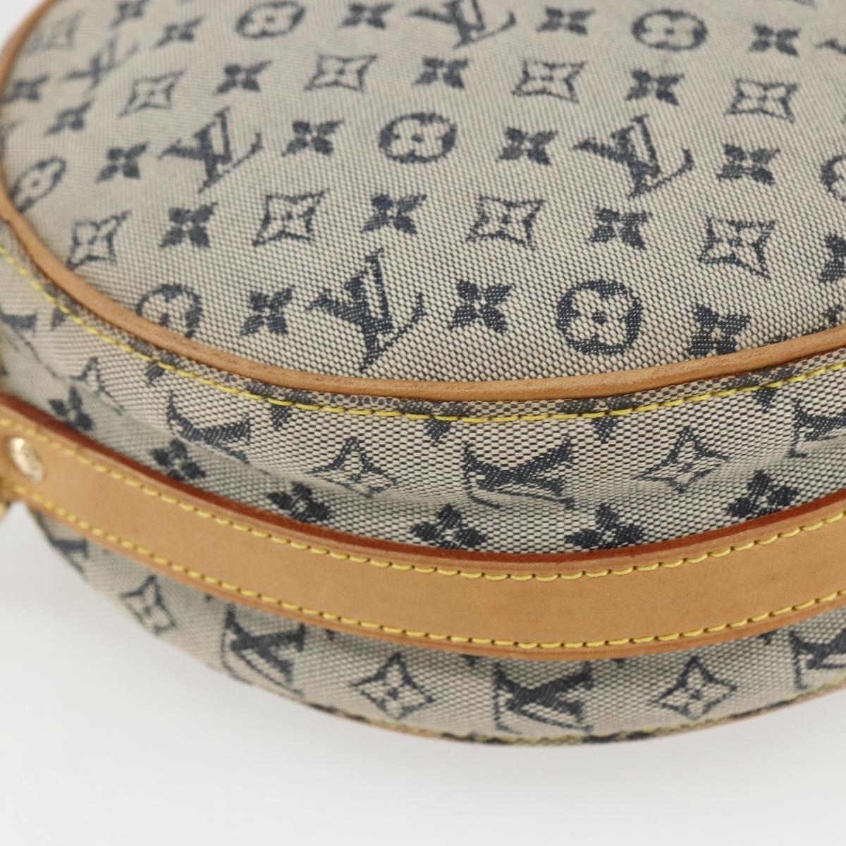 LOUIS VUITTON Monogram Mini Jeanne GM Shoulder Bag Blue M92000 LV Auth BA9290