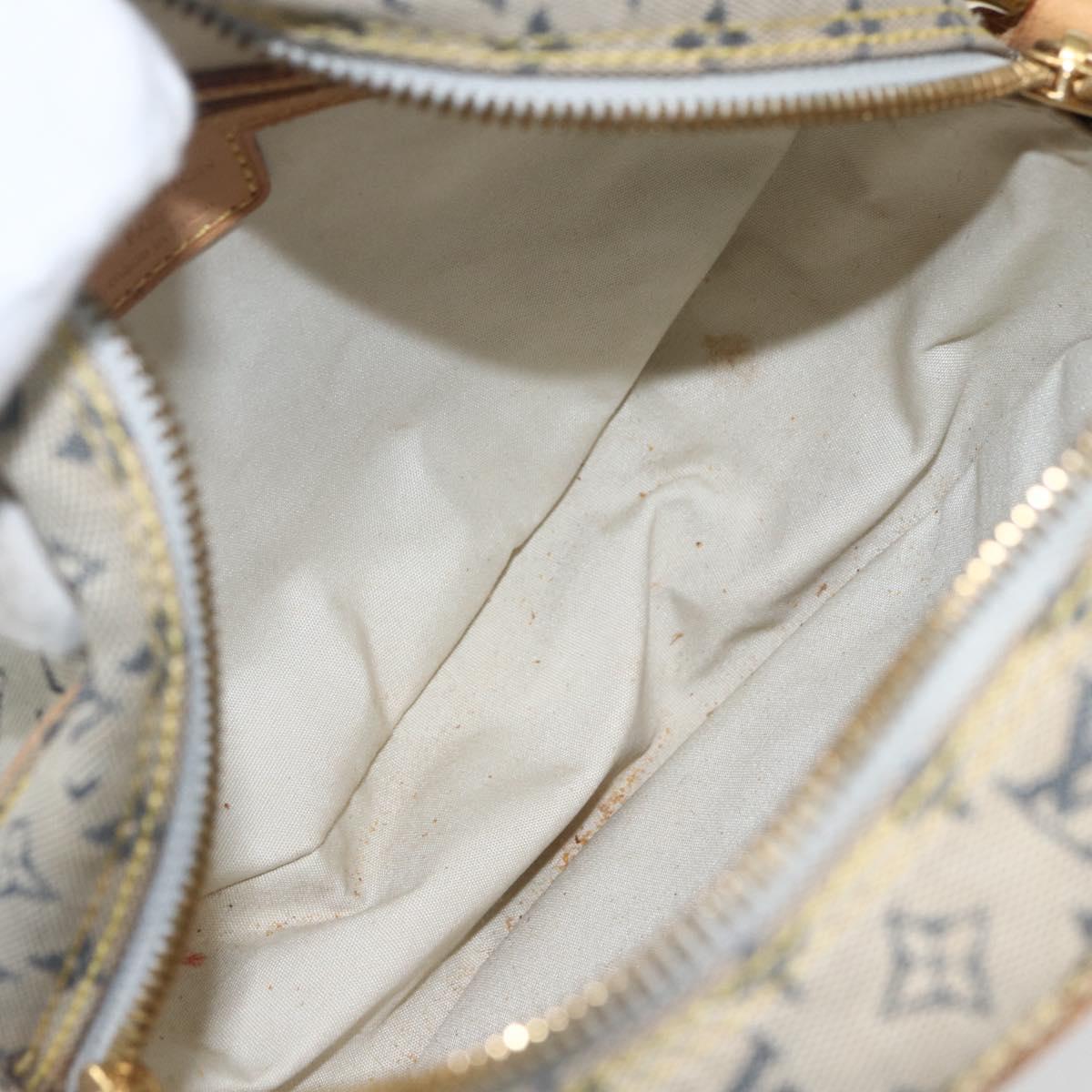 LOUIS VUITTON Monogram Mini Jeanne GM Shoulder Bag Blue M92000 LV Auth BA9290