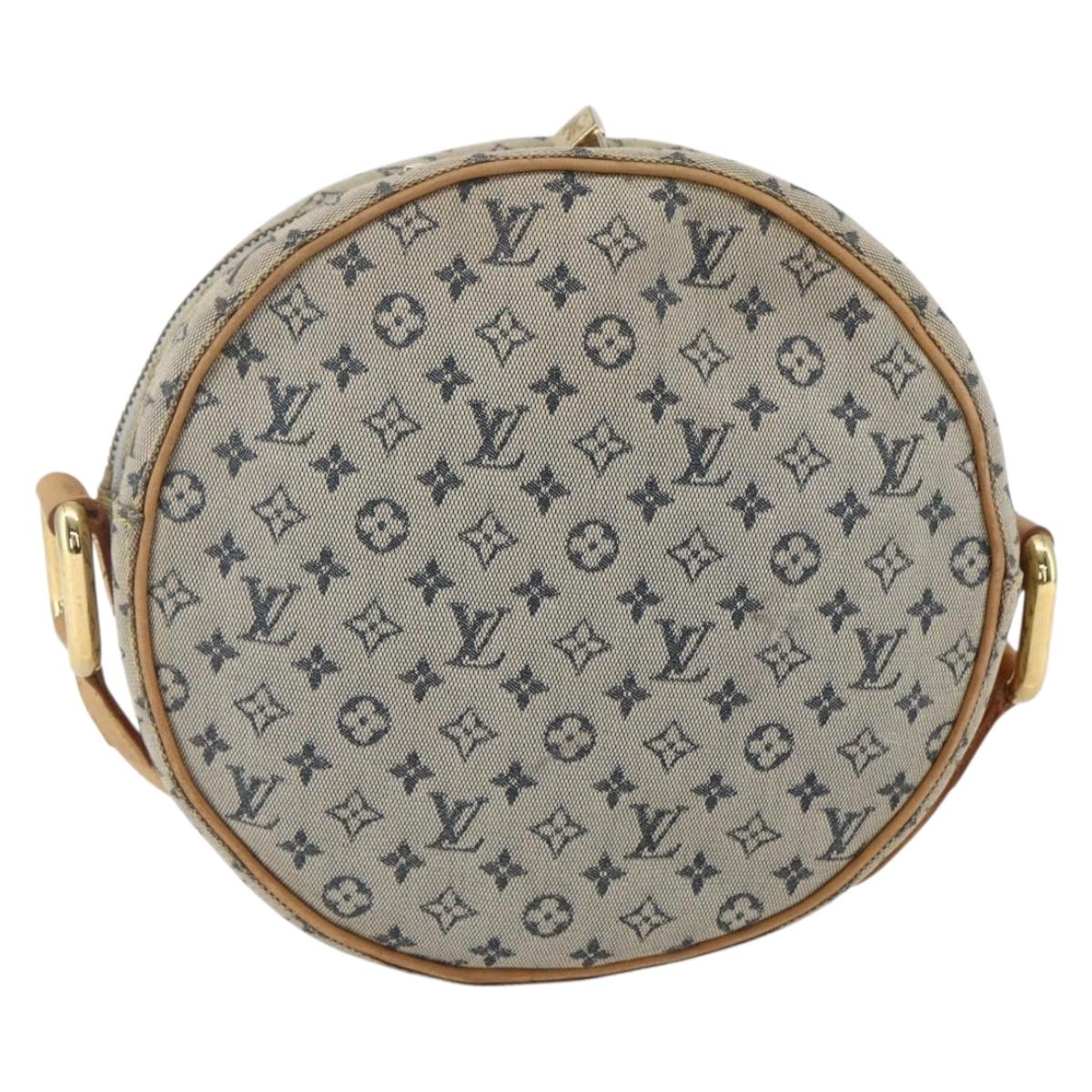 LOUIS VUITTON Monogram Mini Jeanne GM Shoulder Bag Blue M92000 LV Auth BA9290