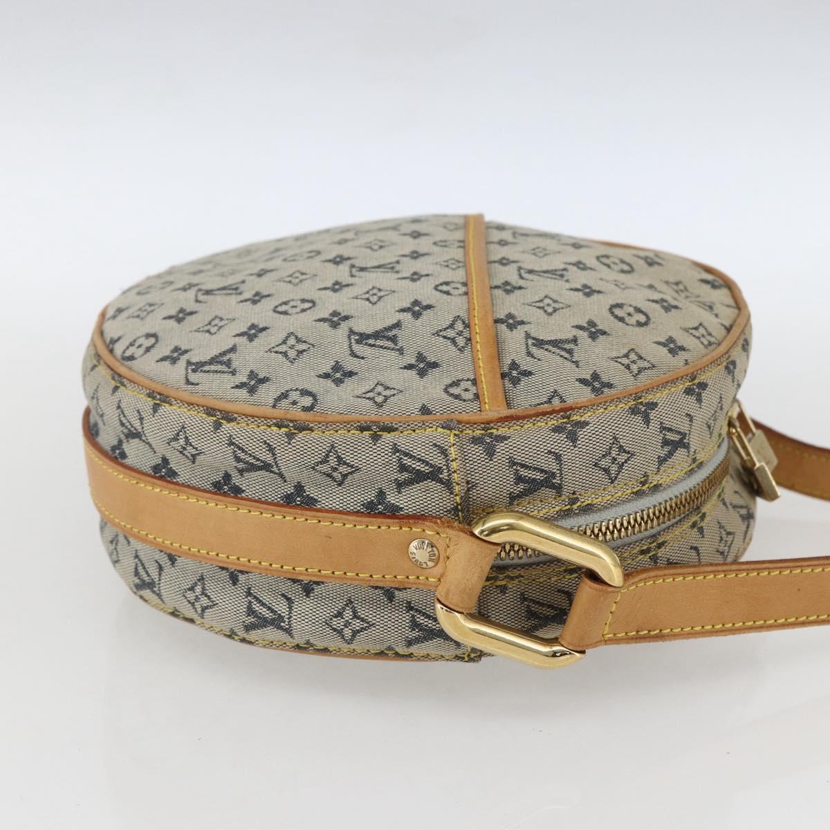 LOUIS VUITTON Monogram Mini Jeanne GM Shoulder Bag Blue M92000 LV Auth BA9290