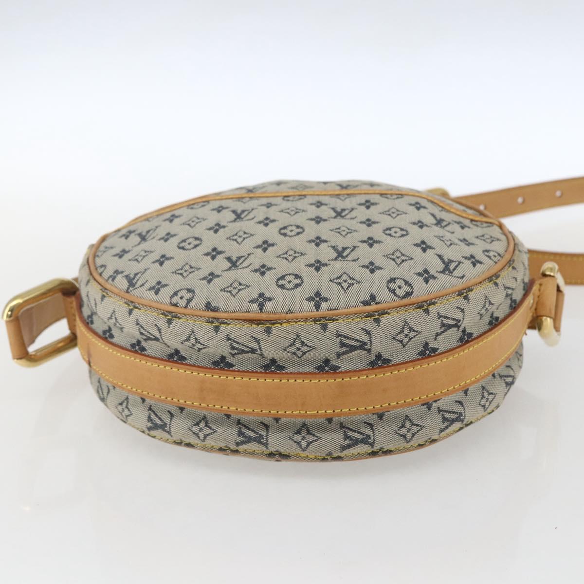 LOUIS VUITTON Monogram Mini Jeanne GM Shoulder Bag Blue M92000 LV Auth BA9290