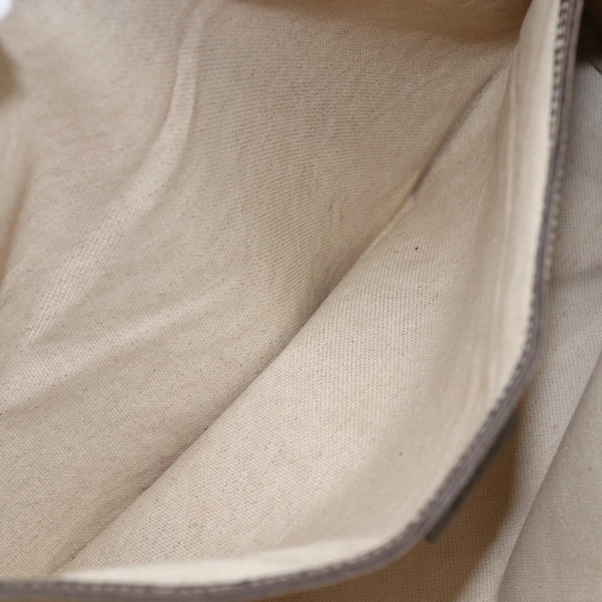 GUCCI GG Supreme Tote Bag PVC Beige 211137 Auth BA9292
