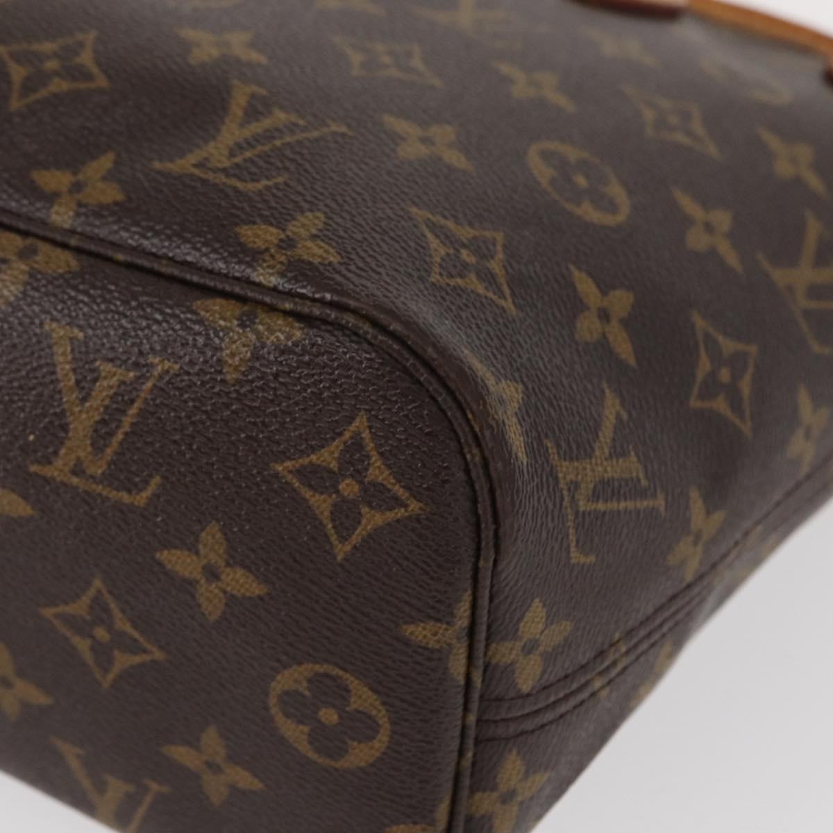 LOUIS VUITTON Monogram Neverfull PM Tote Bag M40155 LV Auth BA9297