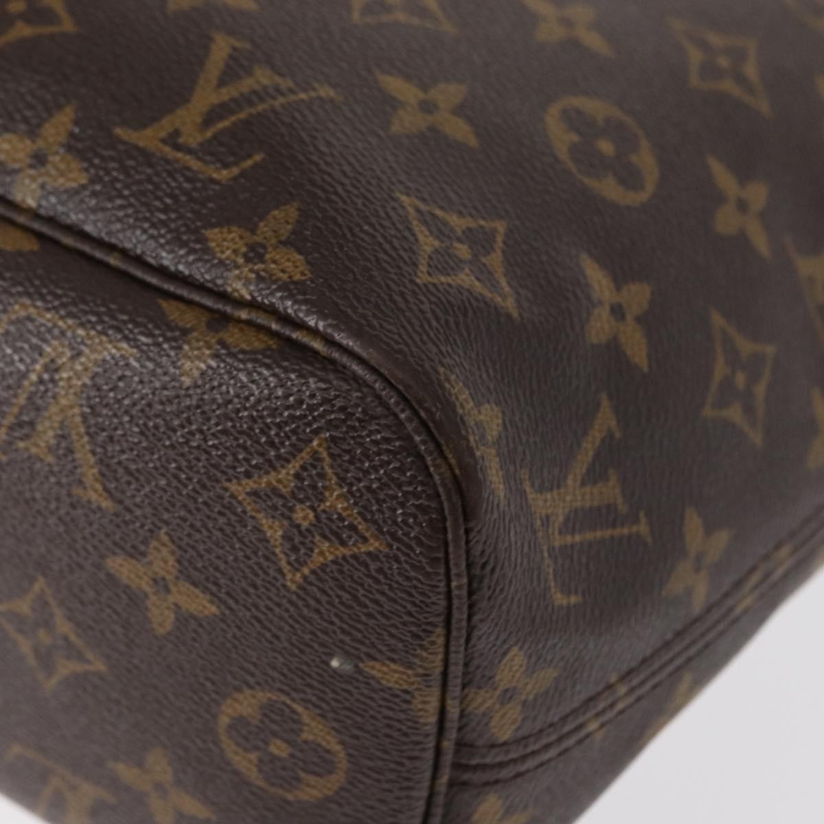 LOUIS VUITTON Monogram Neverfull PM Tote Bag M40155 LV Auth BA9297