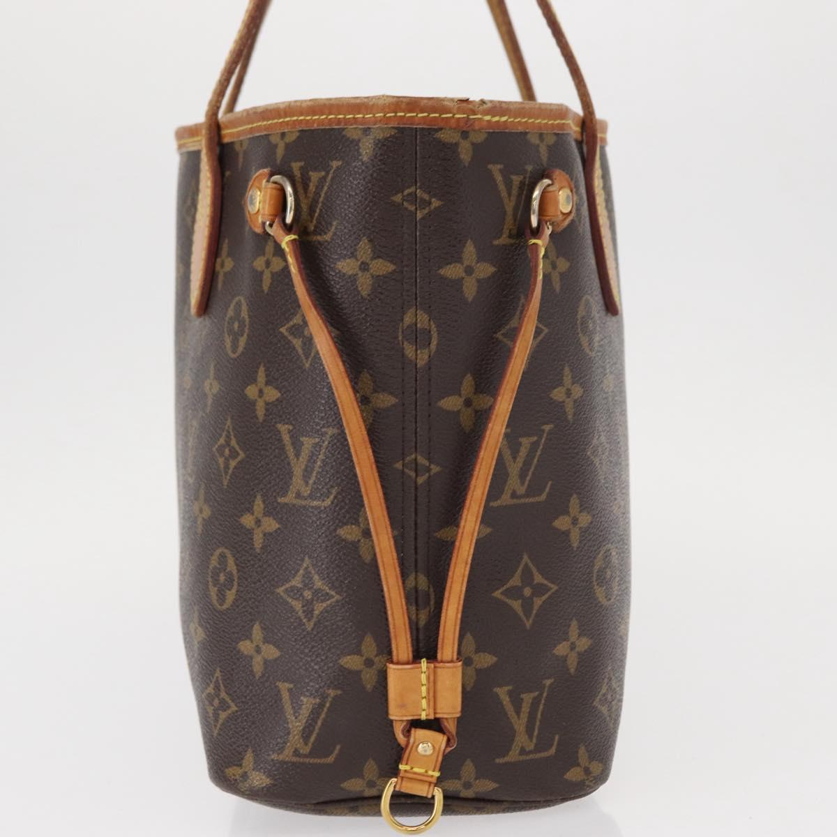 LOUIS VUITTON Monogram Neverfull PM Tote Bag M40155 LV Auth BA9297