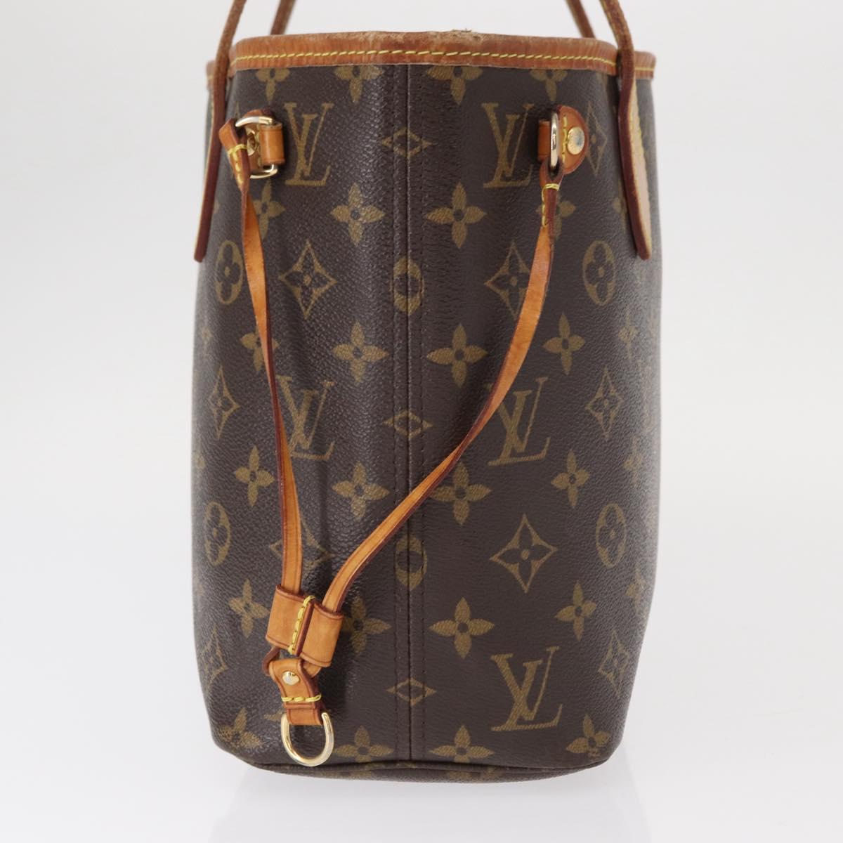 LOUIS VUITTON Monogram Neverfull PM Tote Bag M40155 LV Auth BA9297