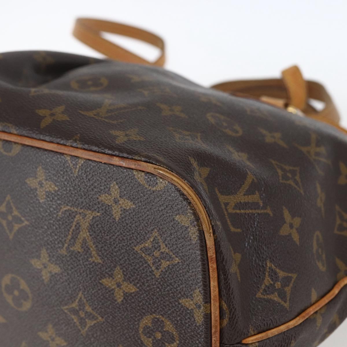 LOUIS VUITTON Monogram Palermo PM Tote Bag M40145 LV Auth BA9304