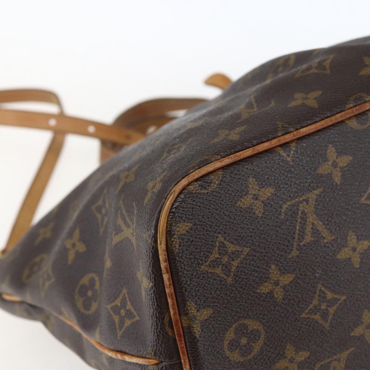 LOUIS VUITTON Monogram Palermo PM Tote Bag M40145 LV Auth BA9304
