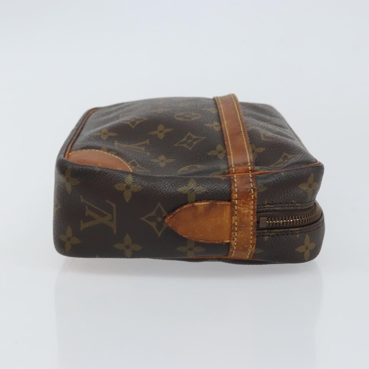 LOUIS VUITTON Monogram Compiegne 28 Clutch Bag M51845 LV Auth BA9307