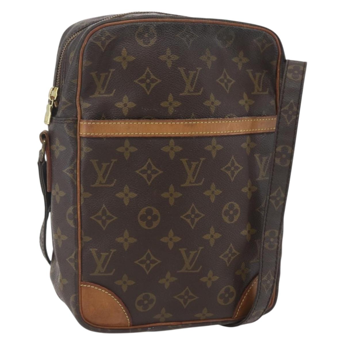 LOUIS VUITTON Monogram Danube MM Shoulder Bag M45264 LV Auth BA9320