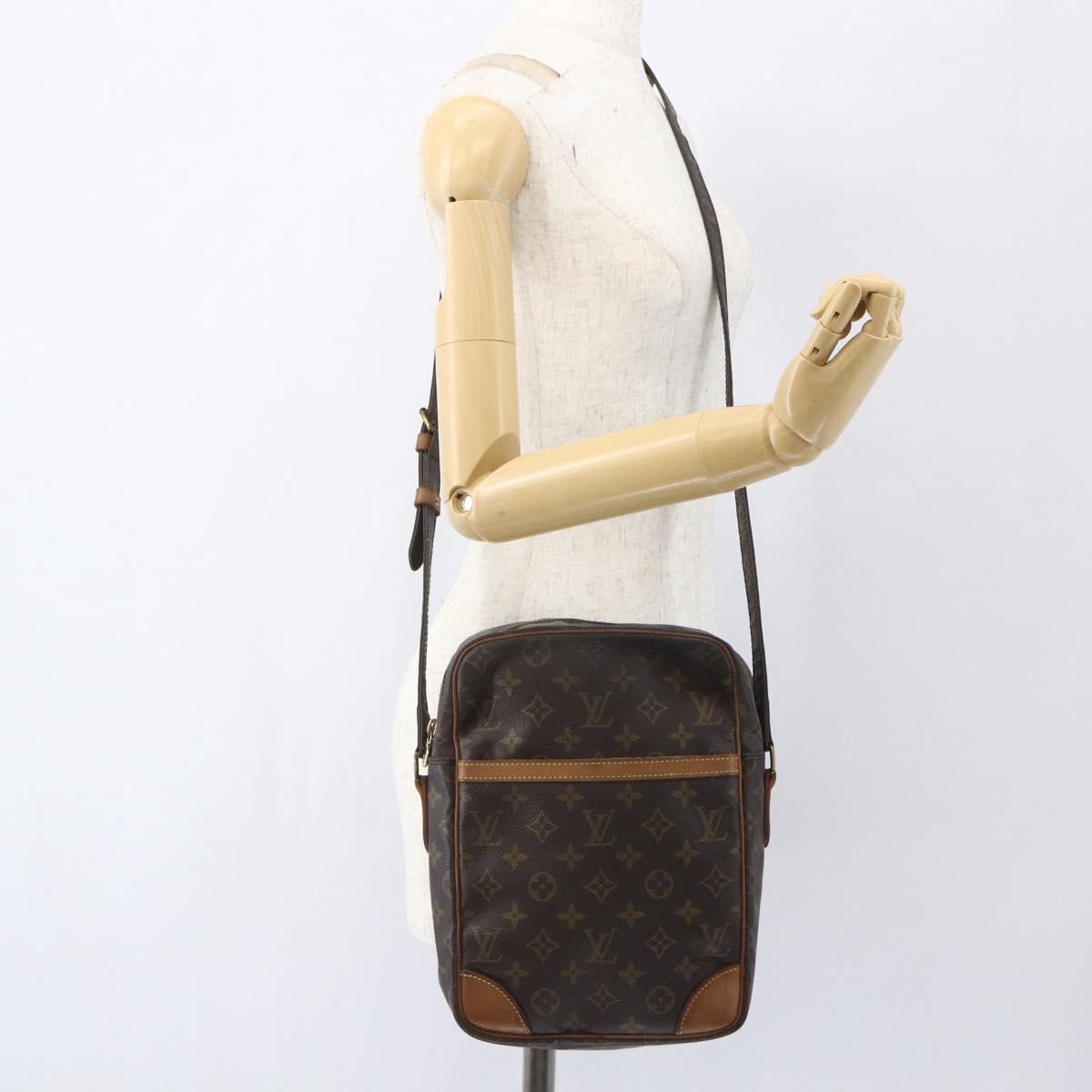 LOUIS VUITTON Monogram Danube MM Shoulder Bag M45264 LV Auth BA9320