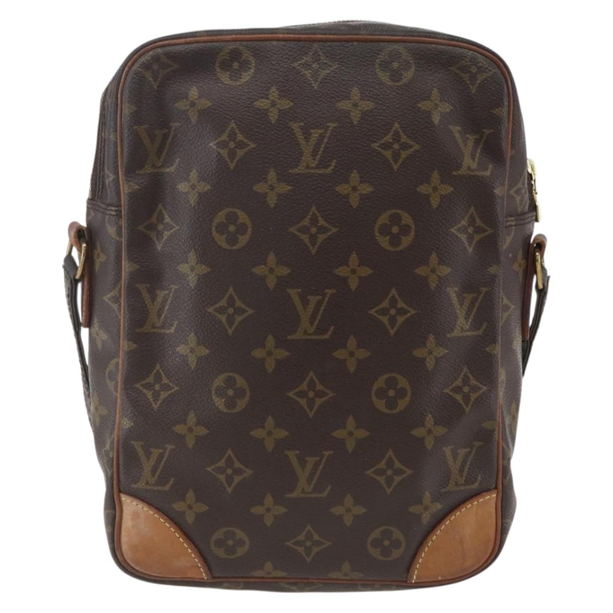 LOUIS VUITTON Monogram Danube MM Shoulder Bag M45264 LV Auth BA9320