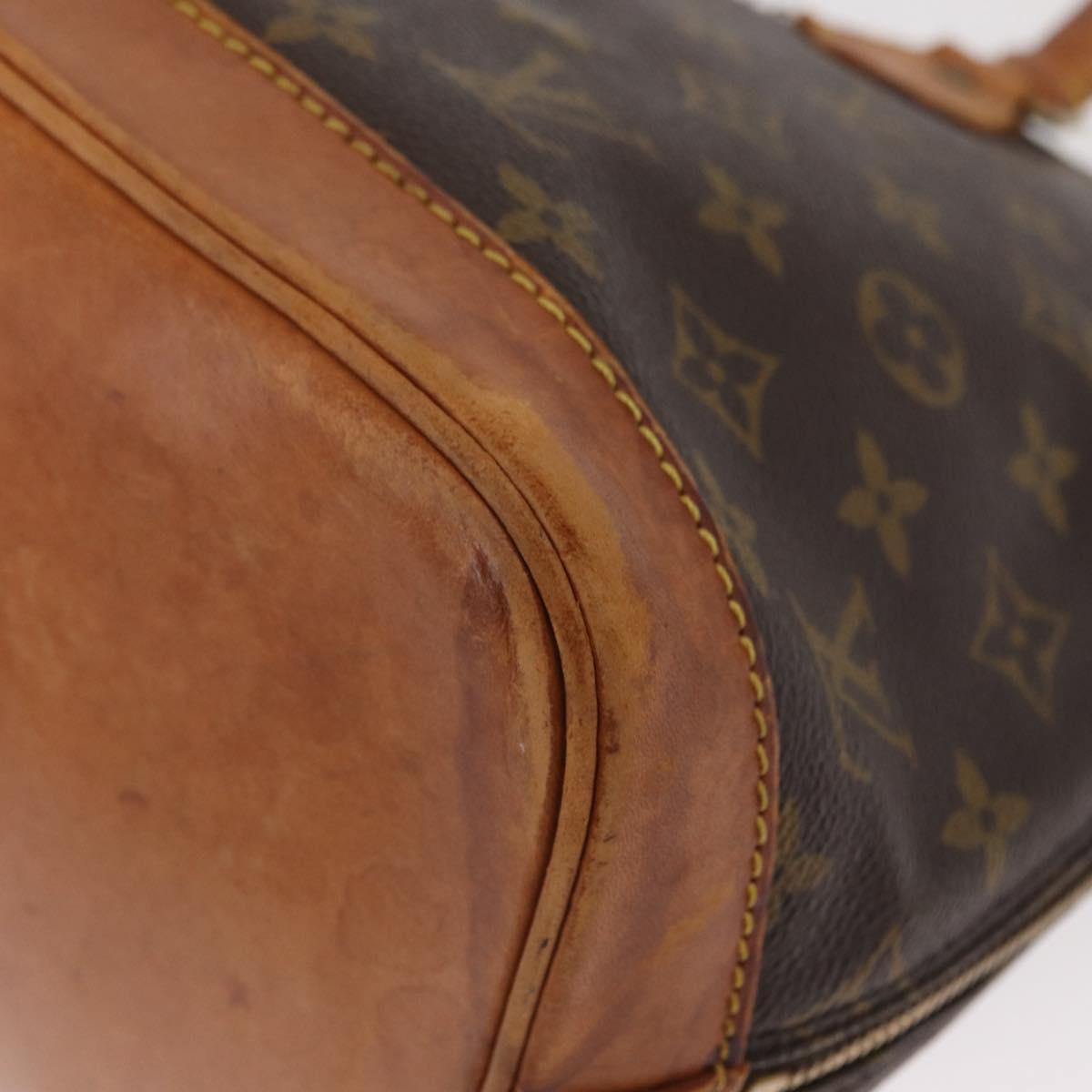 LOUIS VUITTON Monogram Alma Hand Bag M51130 LV Auth BA9322