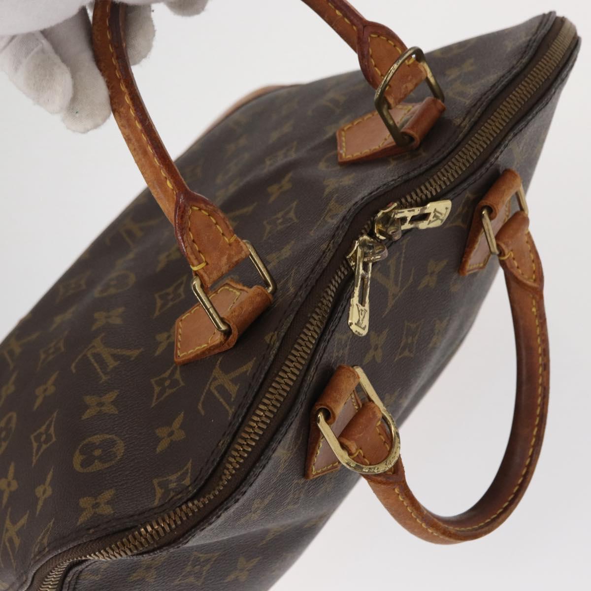 LOUIS VUITTON Monogram Alma Hand Bag M51130 LV Auth BA9322