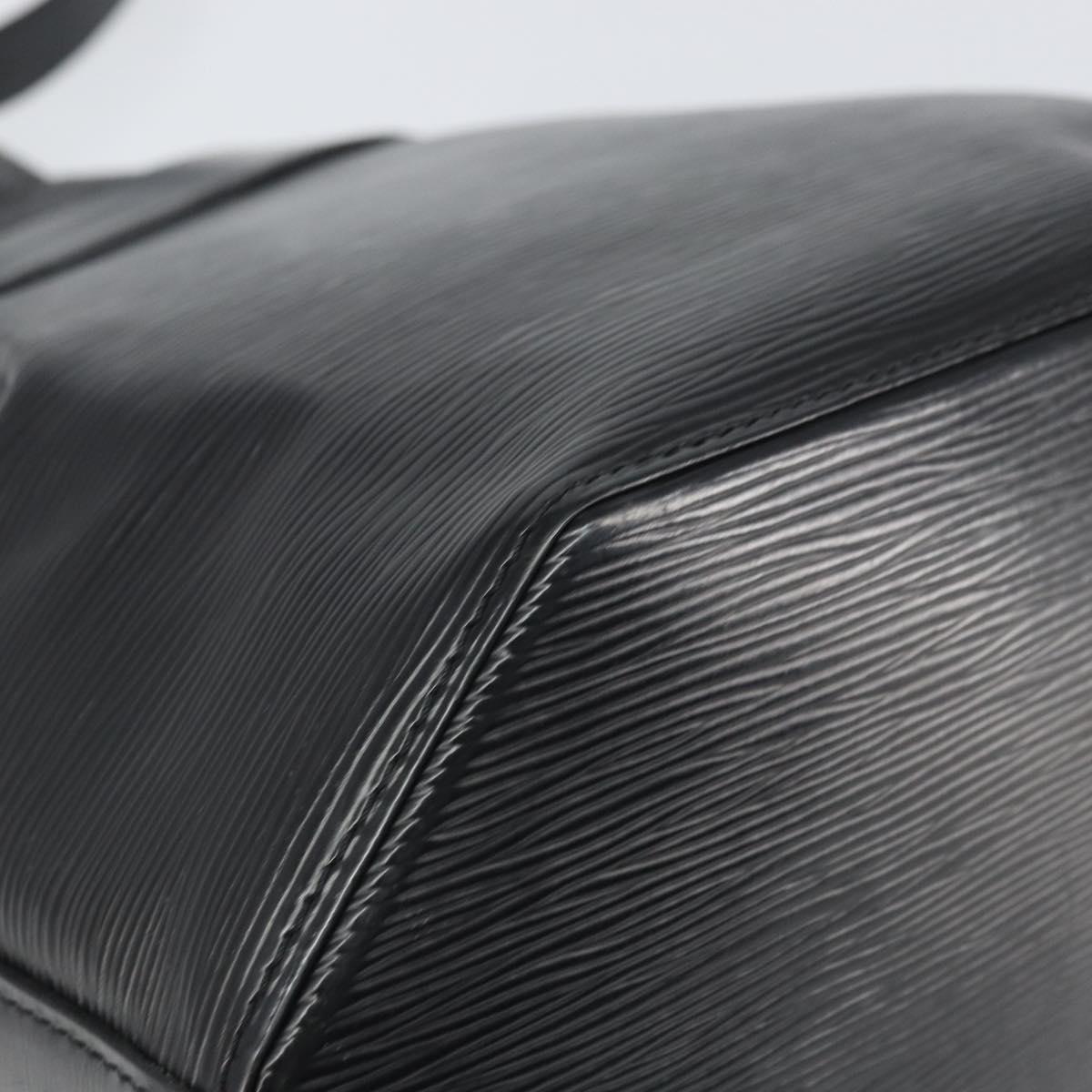 LOUIS VUITTON Epi Sac Depaule GM Shoulder Bag Black M80155 LV Auth BA9342