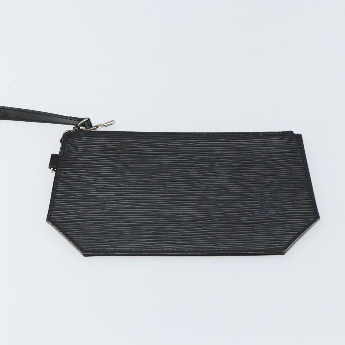 LOUIS VUITTON Epi Sac Depaule GM Shoulder Bag Black M80155 LV Auth BA9342
