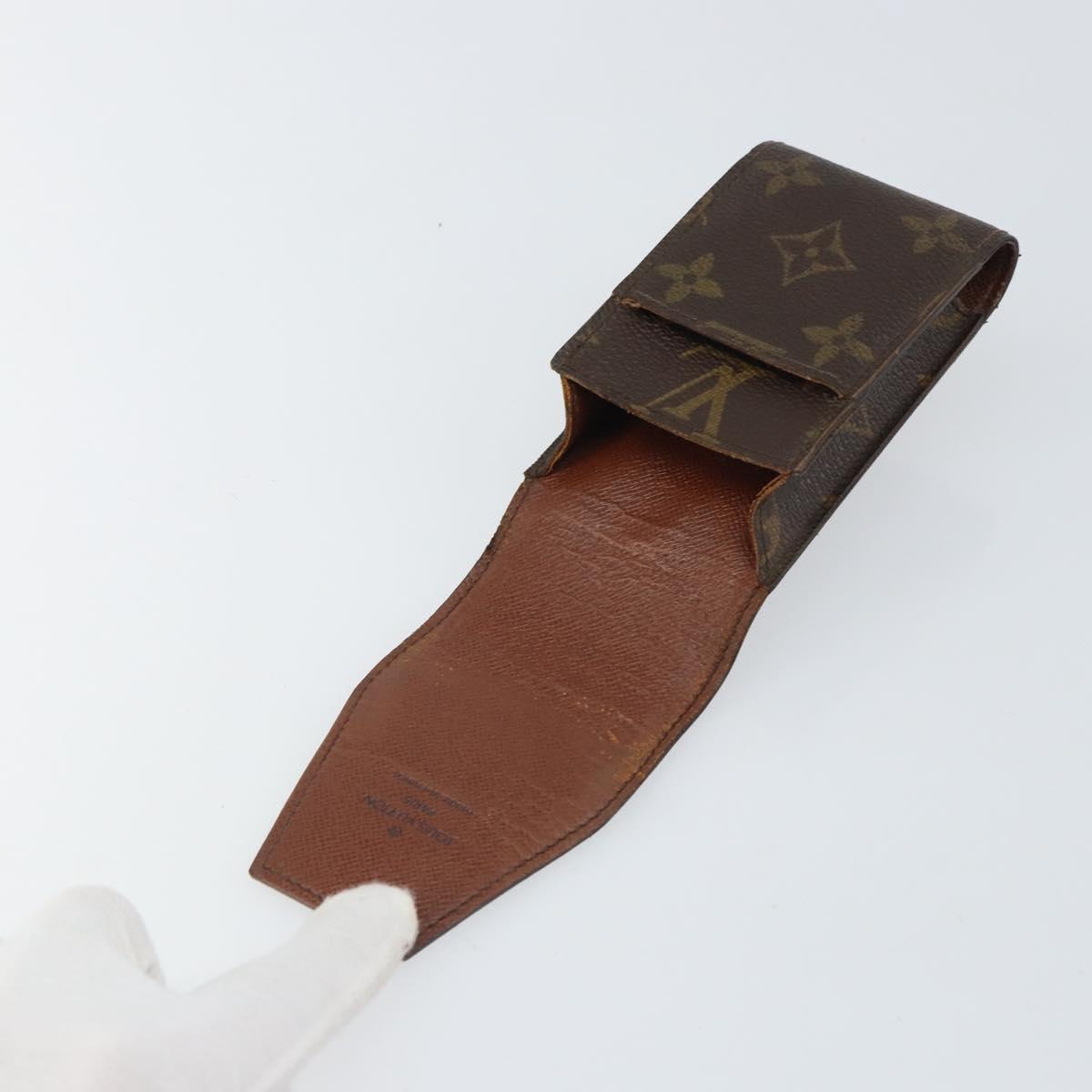 LOUIS VUITTON Monogram Etui Cigarette Case M63024 LV Auth BA9351