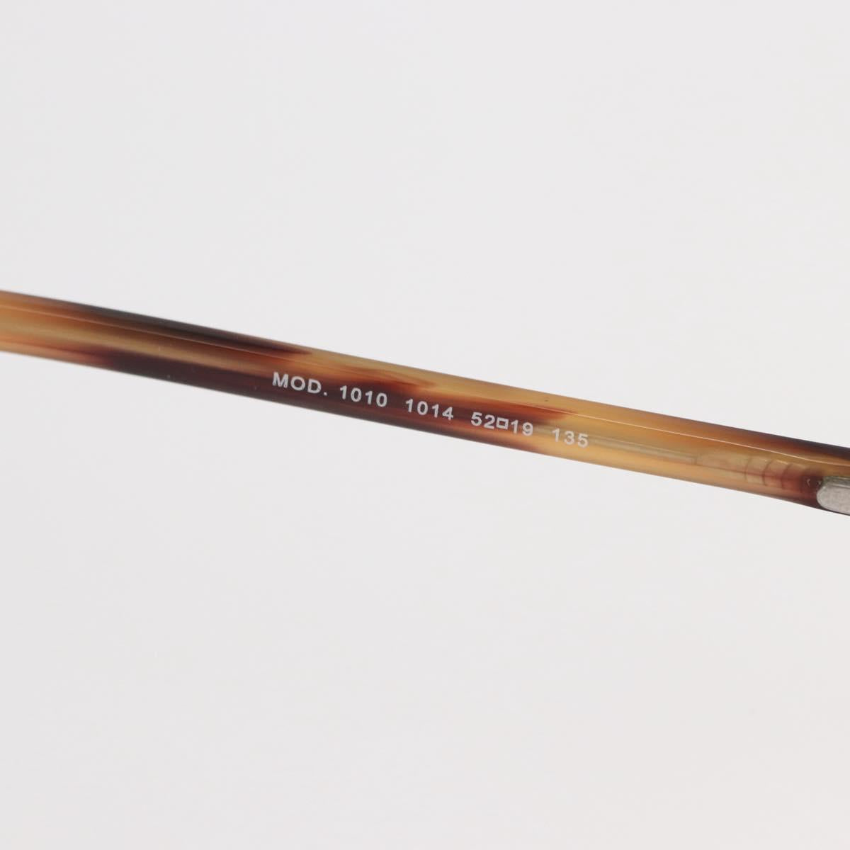 VERSACE Glasses metal Brown Auth BA9352