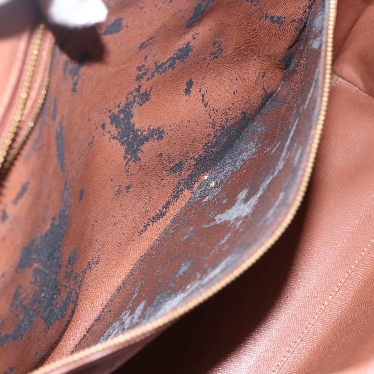 LOUIS VUITTON Monogram Sac Weekend PM Hand Bag M42425 LV Auth BA9356