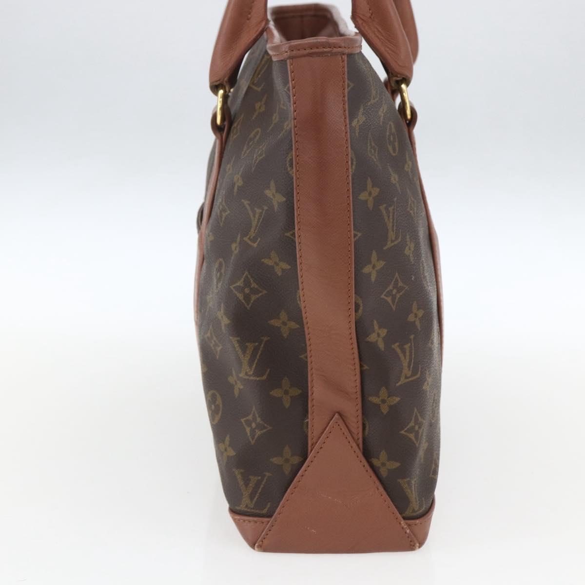 LOUIS VUITTON Monogram Sac Weekend PM Hand Bag M42425 LV Auth BA9356