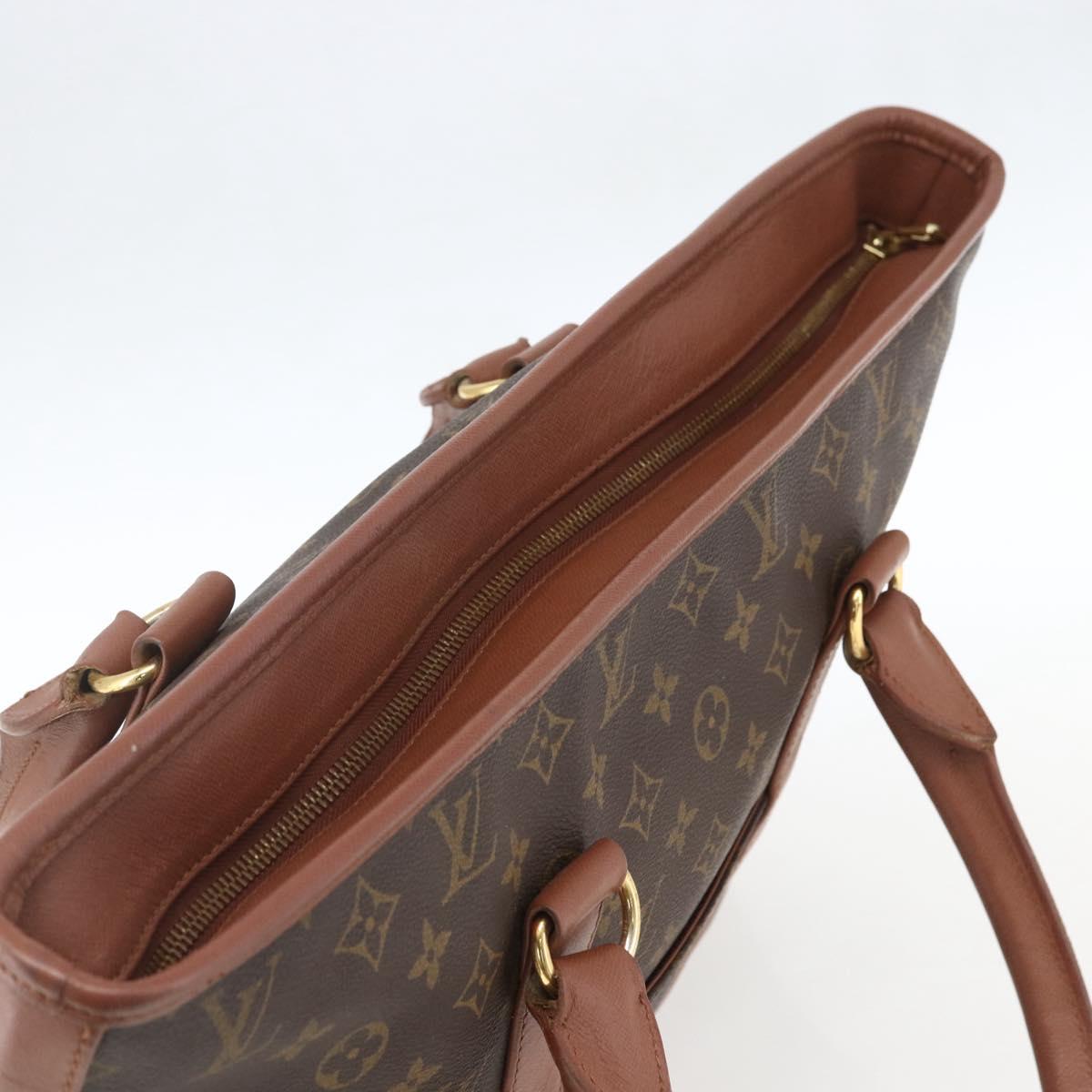 LOUIS VUITTON Monogram Sac Weekend PM Hand Bag M42425 LV Auth BA9356