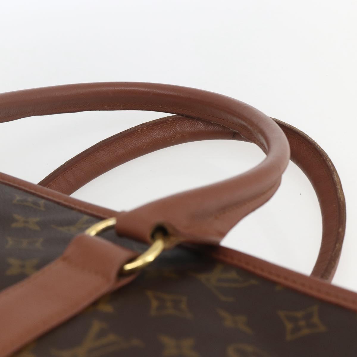 LOUIS VUITTON Monogram Sac Weekend PM Hand Bag M42425 LV Auth BA9356