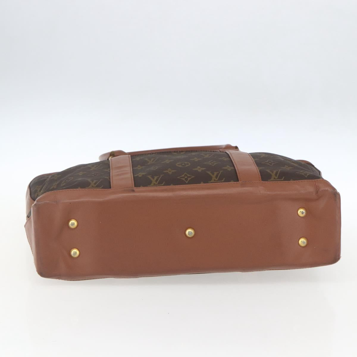 LOUIS VUITTON Monogram Sac Weekend PM Hand Bag M42425 LV Auth BA9356