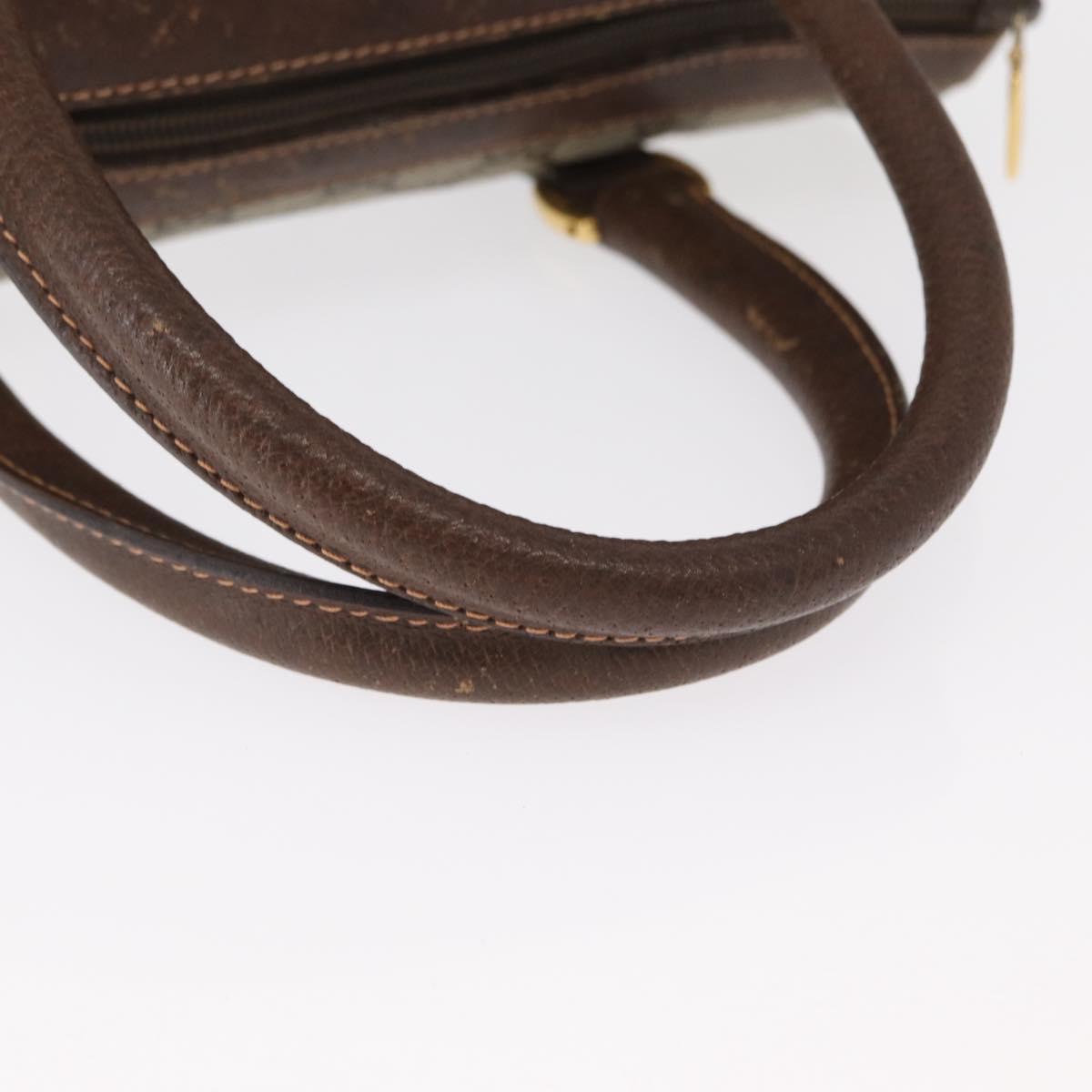 GUCCI GG Supreme Web Sherry Line Hand Bag PVC Beige Gold 40 02 006 Auth BA9363