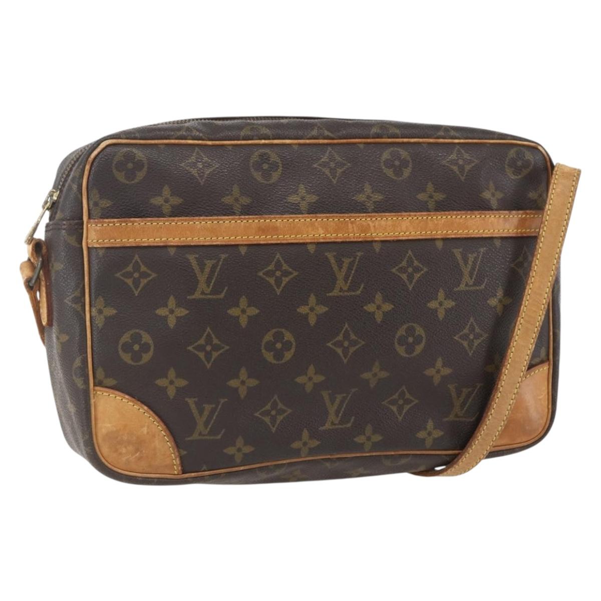LOUIS VUITTON Monogram Trocadero 30 Shoulder Bag M51272 LV Auth BA9387