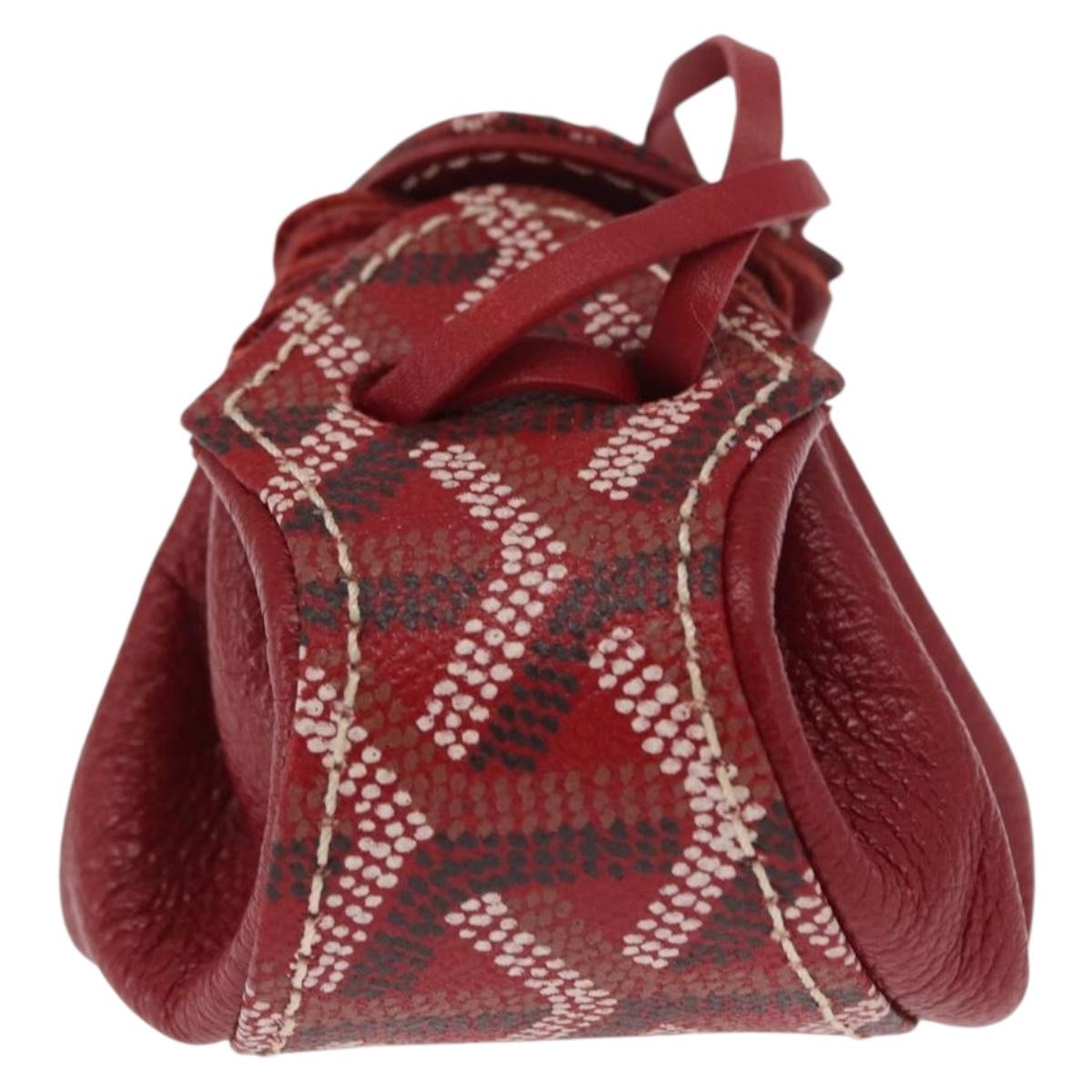 GOYARD Pouch PVC Canvas Red Auth BA9393V
