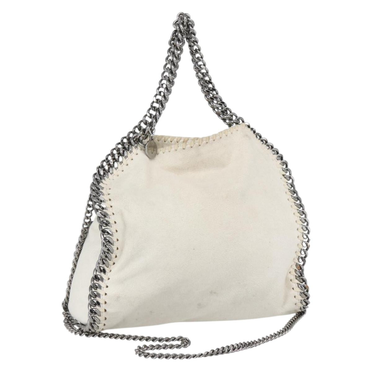 Stella MacCartney Chain Falabella Mini Bag Polyester 2way 371223 Auth BA9423
