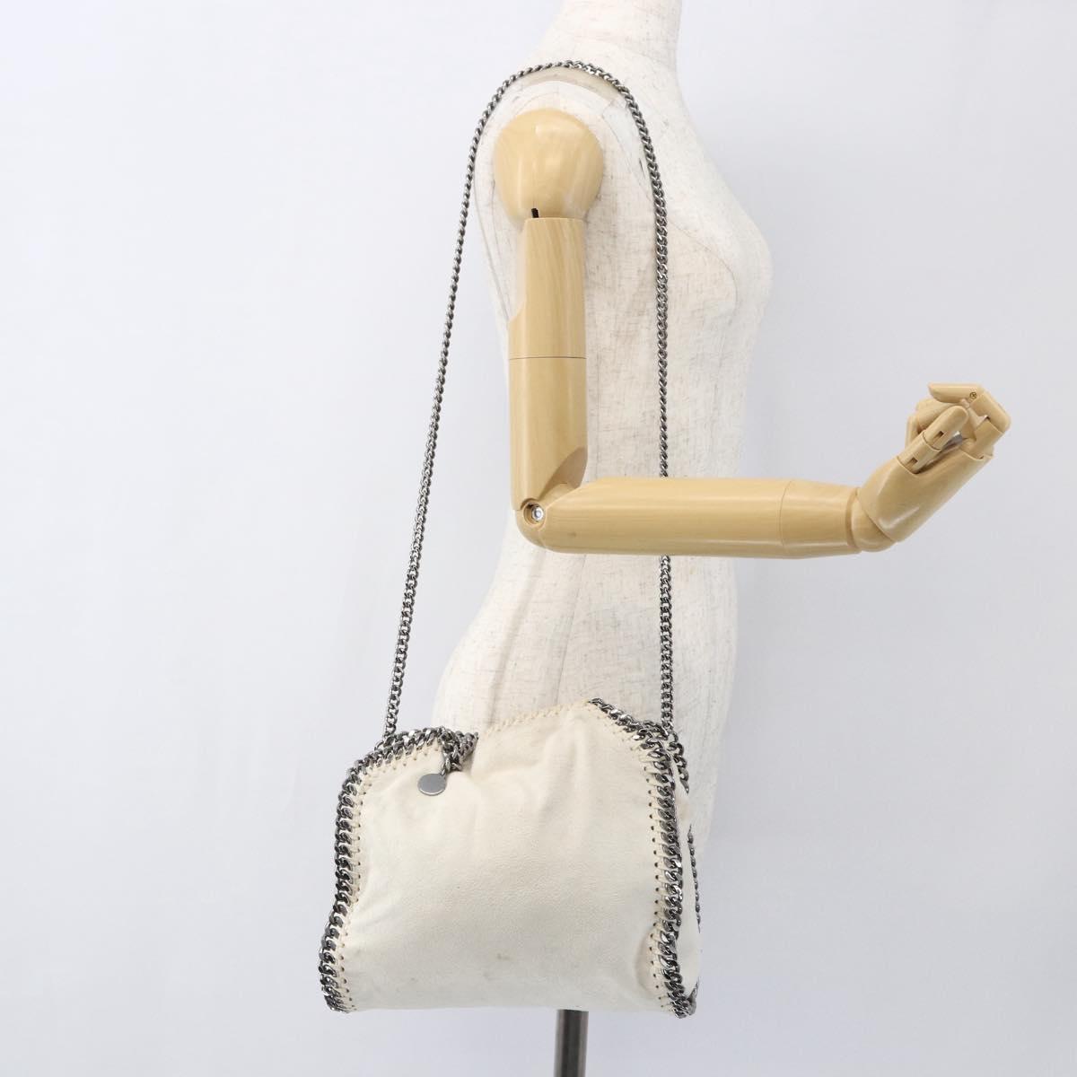Stella MacCartney Chain Falabella Mini Bag Polyester 2way 371223 Auth BA9423