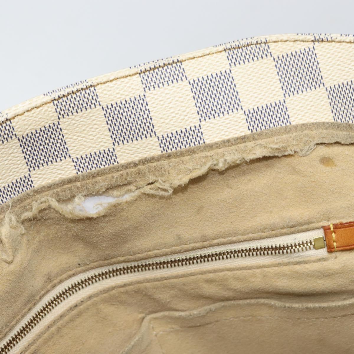 LOUIS VUITTON Damier Azur Salina PM Shoulder Bag N41208 LV Auth BA9430A