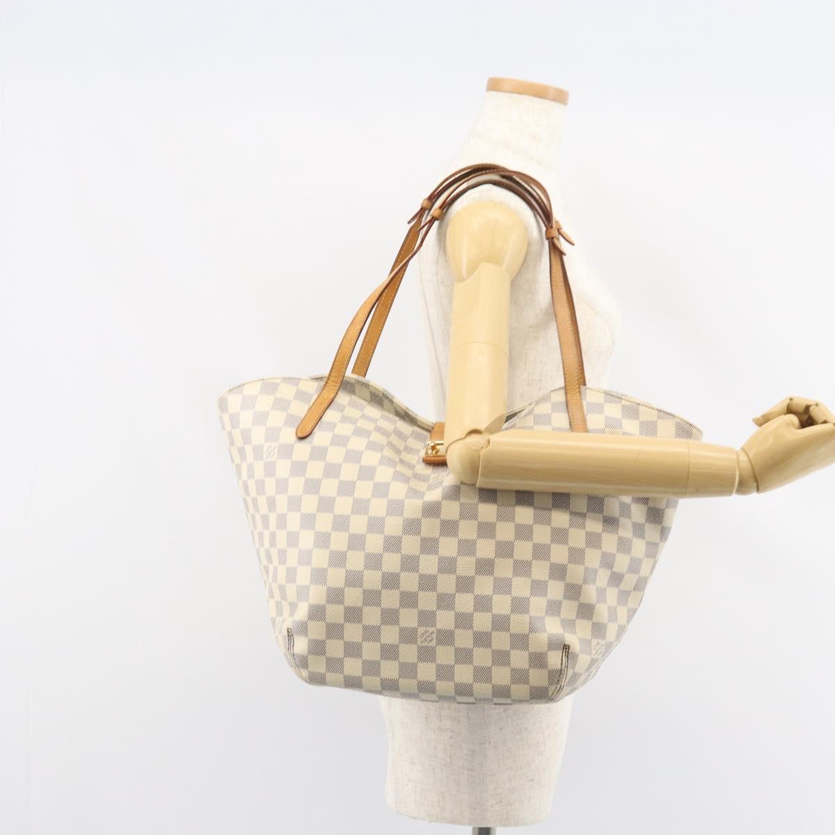 LOUIS VUITTON Damier Azur Salina PM Shoulder Bag N41208 LV Auth BA9430A