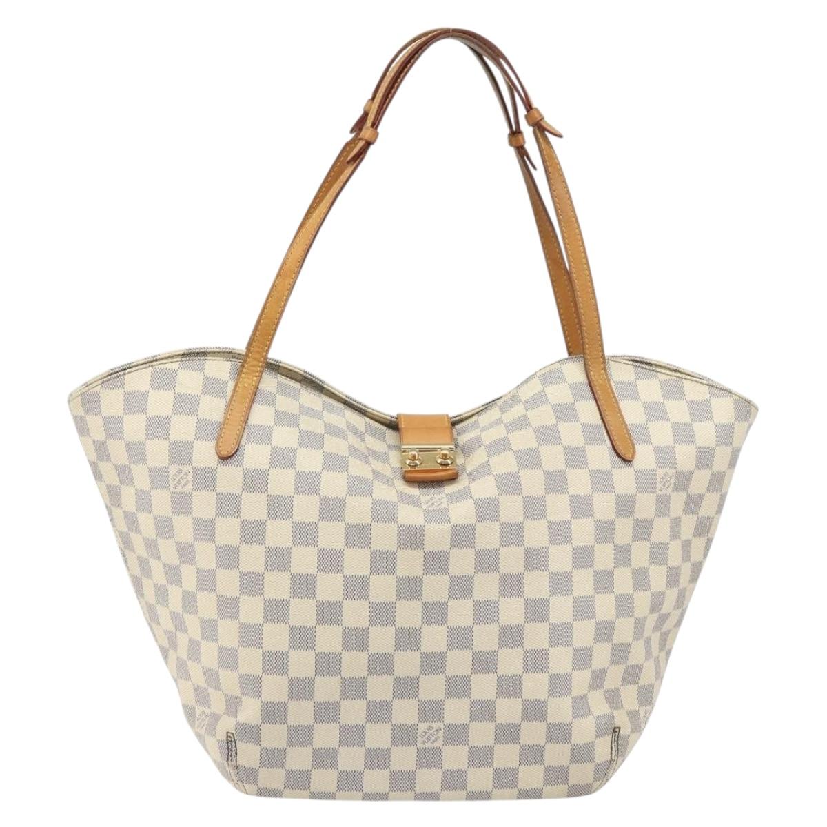 LOUIS VUITTON Damier Azur Salina PM Shoulder Bag N41208 LV Auth BA9430A