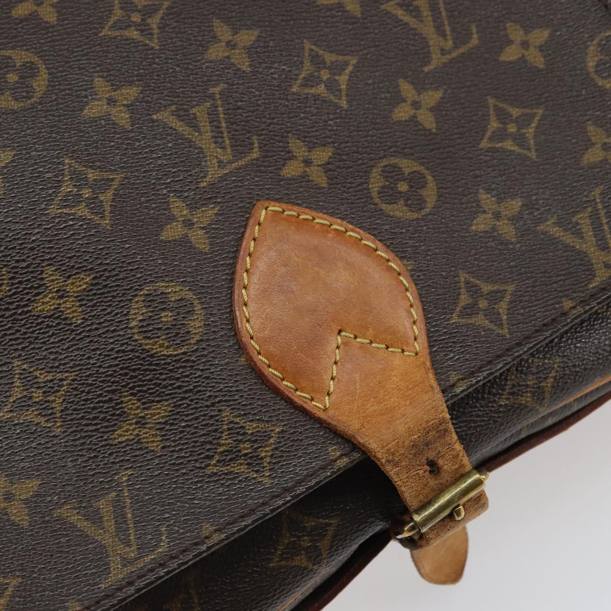 LOUIS VUITTON Monogram Cartouchiere GM Shoulder Bag M51252 LV Auth BA9433